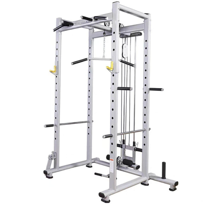 Power Squat Rack with Lat Pull-Down